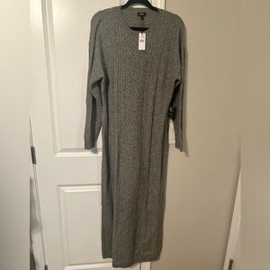 Express Gray Sweater Dress